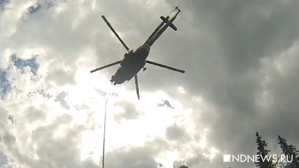 В Киргизии военный вертолет совершил жесткую посадку, есть пострадавшие